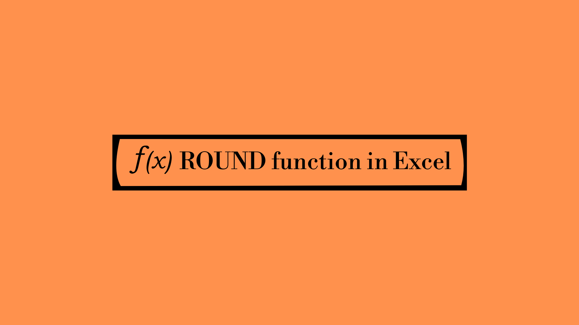 ROUND function